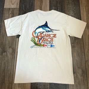 Comfort Colors Orange Beach Marina T-Shirt